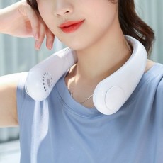휴대용 목걸이 선풍기 너플 넥밴드 화이트 A206